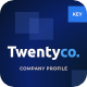 Twentyco - Company Profile Keynote template - GraphicRiver Item for Sale